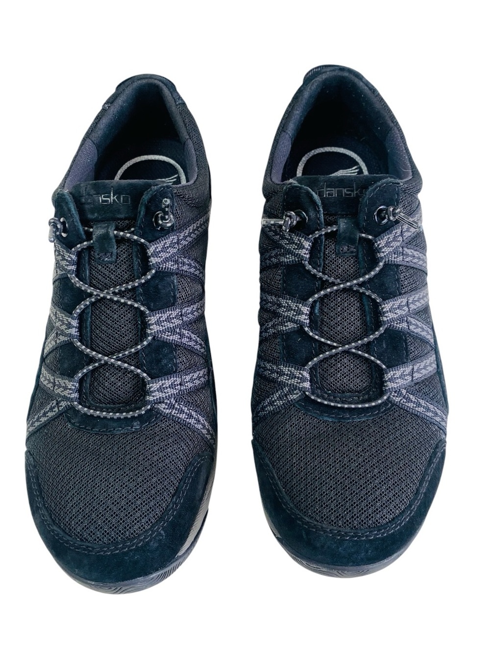 Dansko Black Harlan Suede Sneakers 38/8
